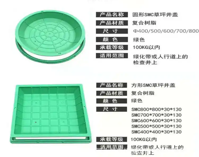 贺州树脂复合种植井盖展示