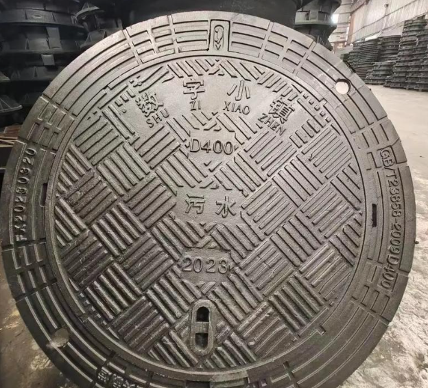 贺州球墨铸铁防沉降井盖展示